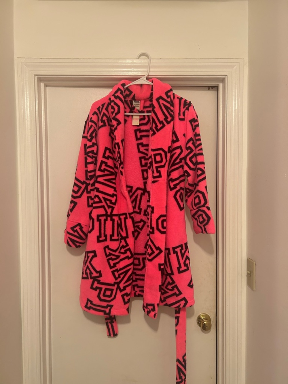 VS Pink bathrobe
